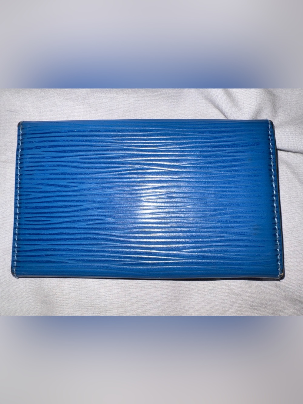 Louis Vuitton Epi Toledo Blue 6-Key Holder Key Case Wallet Vintage 2001 - Picture 2 of 9